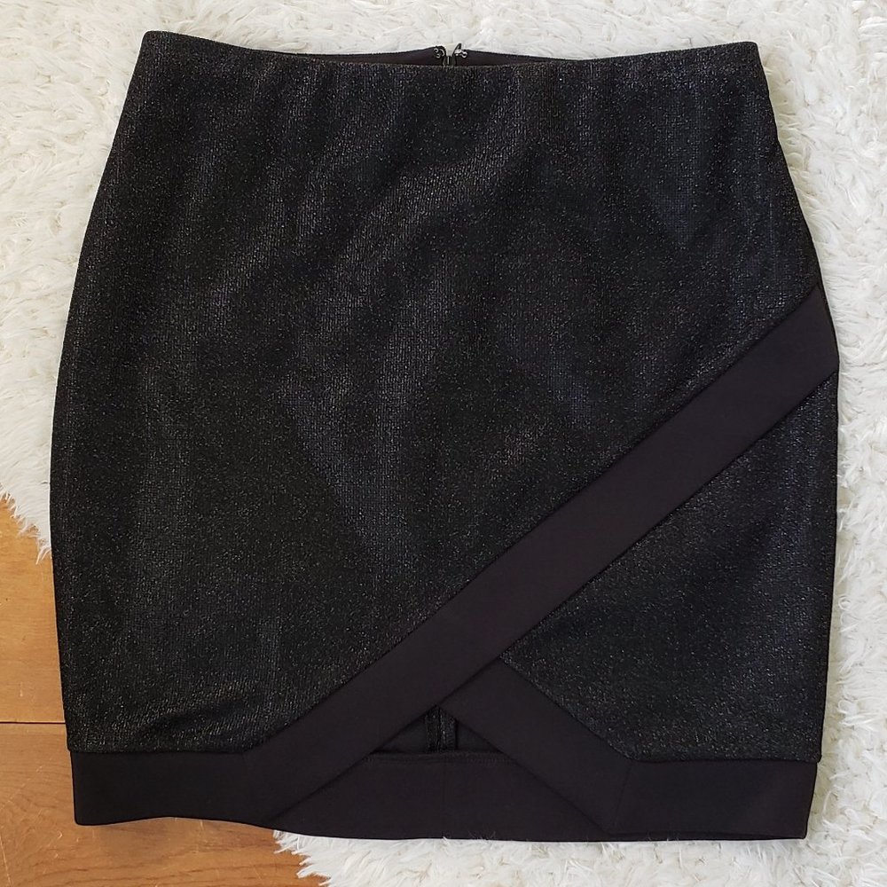 Express Foil Stitch Mini Party Skirt